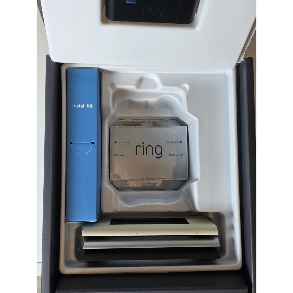 Ring Video Doorbell Elite PoE Flush Mount Open Box- NEW